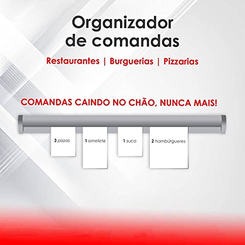 Barra de Comanda 50 cm organizadora para Restaurante Khort