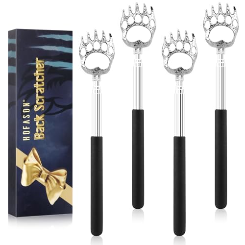 HOFASON 4 Pack Back Scratcher for Men Women, Fathers Day