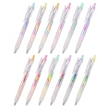 DUINIU 12 Bolígrafos con Purpurina, Bolígrafos con Pegamento Arcoíris, Bolígrafos De Pintura para Niños, Bolígrafos De Bricolaje con Cuenta Manual, Bolígrafos Hechos A Mano.