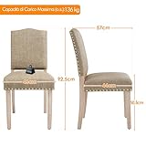 Zoom IMG-2 yaheetech set 6 sedie sala Zoom IMG-2 yaheetech set 6 sedie sala