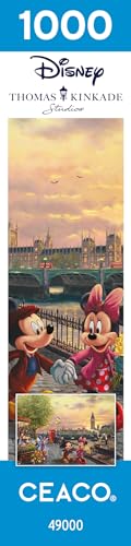 Ceaco 3183-2 Thomas Kinkade - Disney - Mickey & Minnie In London - 1000 Piece Jigsaw Puzzle thumb #7