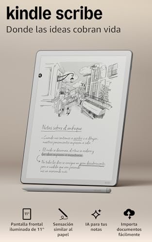 Miniatura 2 de Amazon Kindle Scribe (última generación): más fino, ligero y rápido, con pantalla similar al papel de 11" y luz frontal; escribe en cuadernos, documentos y libros (64 GB)
