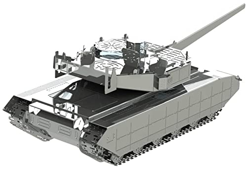 METAL TIME OPLOT T-84, 3D Puzzles for Adults or Teens DIY Metal Puzzle Model Kit, 3D Metal Model Brain Teaser Puzzle - Image 3