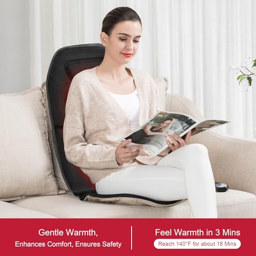 Comfier CF-2206-EU Massage Seat Cushion With Heat,10 Vibration Motors Seat Warmer, Back Massager For Chair thumb #4