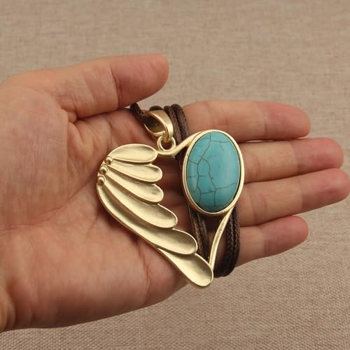 joymiao Chunky Gold Boho Necklace for Women Bohemian Pendant Necklaces by joymiao - Used condition - Image 2