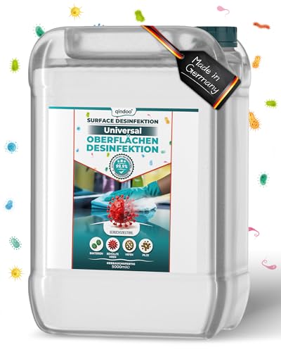 Qindoo Schnelldesinfektion Universal Flächen-Desinfektionsmittel 5L