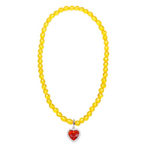 Yansion Princess Dress Up Party Costume Accessories Set For Princess Belle cosplay: Tiara, Wand and Gloves