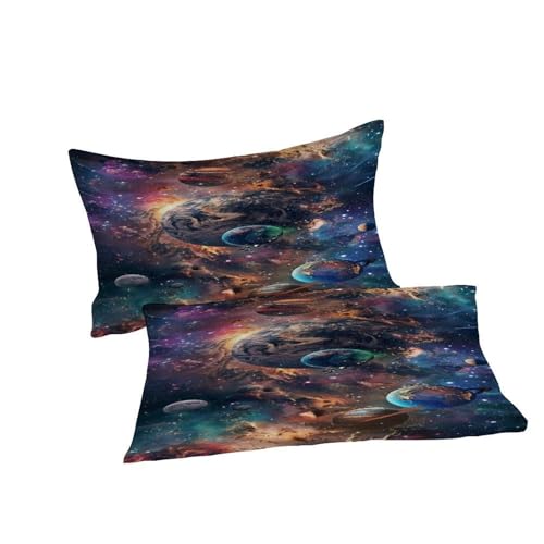 Parure décor de space theme le cadeau idéal avec housse couette 2 taies
