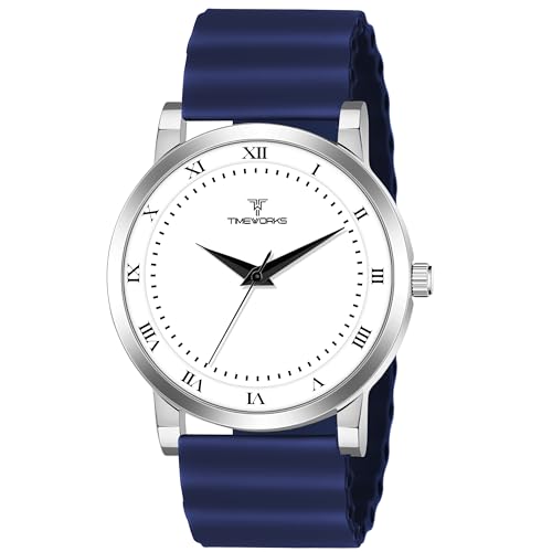 Image of TIMEWORKS Designer Round Dial Watch Silicon Changeable Smart Watch Strap with Smart pin Men's & Boy's Watch BG-408