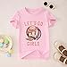 Ritatte Toddler Western Cowgirl Shirt Kids Let's Go Girls T-Shirt Long Live Cowgirls Rodeo Graphic Short Sleeve Tees Top 2-9Y(Pink-Let's go Girls,6-7T(130))