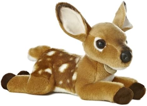 Aurora® Adorable Miyoni® Fawn Stuffed Animal - Lifelike Detail - Cherished Companionship - Brown 11 Inches