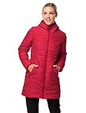atmungsaktiv Jack Wolfskin Damen Maryland Coat Mantel, Ruby red, S
