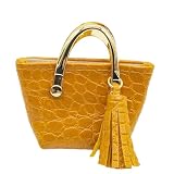 Baoblaze Figuras a Escala 1:6, Bolso, Accesorios para muñecas, Figuras de Vestir, Parte, decoración de muñeca BJD, Bolso de Moda de Soldado para Mujer de 12, Amarillo