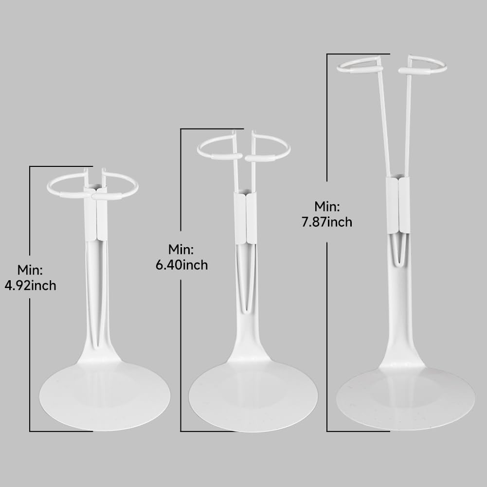 UCanaan 10 Supporti per Bambole Action Figure Stand Filo in Vita Espandibile 8-12 Pollici 1/6