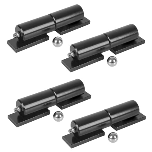 4-Pack Barrel Gate Hinge 5 inches Heavy Duty Weld-On Install Fence 450 Lbs Capacity for Swing Door Trailer Ramp Door by BORDERSMOVER - Used condition - US$33.35