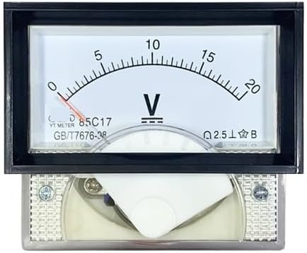 85C17 DC電圧計、ポインタ測定DC回路リチウム電池、電圧5V 10V 15V 20V 30V 50V 100V 150V 25