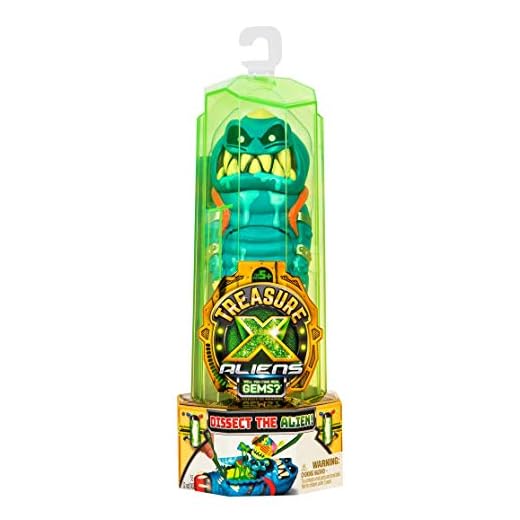 Treasure X Aliens - Dissection Kit with Slime, Action Figure, and Treasure