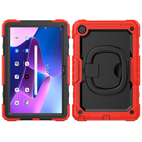 Coque Lenovo Tab M10 Plus 10.6 2022 antichoc silicone enfant rouge
