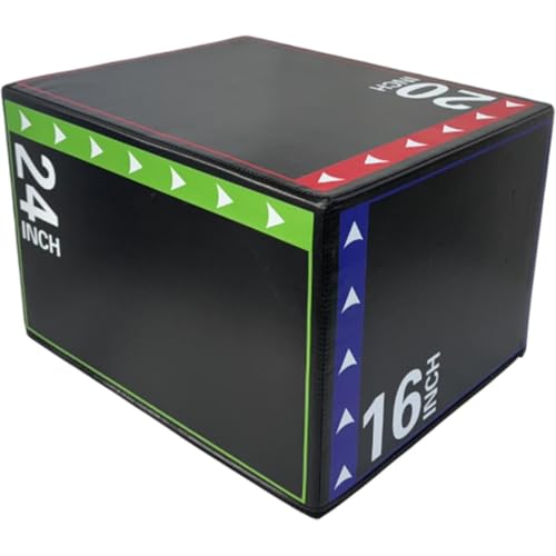 REENEWイン1 プライオメトリクス プライオメトリクス ボックス ックジャンプボックス プライオボッ昇降台 ジャンプ台 ステップ台 跳び箱 3in1 体幹 トレーニング プライオメトリックトレーニング用ボックス エクササイズ/クロスフィット/総合格闘技