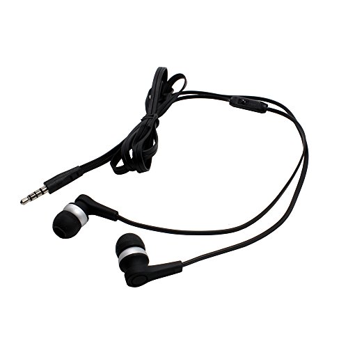 Słuchawki douszne z mikrofonem dla Denver TAQ-90072, Jack 3,5 mm, stereo, Przycisk aby zakończyć połączenie, ok. 1,20 m