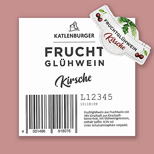 Katlenburger Fruchtglühwein Kirsche, winterlicher Glühwein aus Kirschen Bag-in-Box 1 x 10 l - Image 3