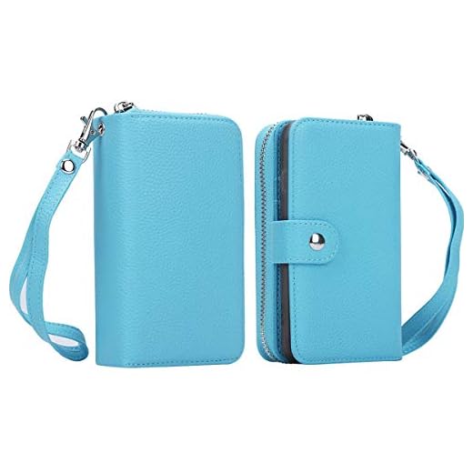 JFLAI Fodral för iPhone 5/5S, mode multifunktionell dragkedja mapp PU/PC telefonlåda fickor för iPhone 5/5S skärmstorlek 4,0 tum