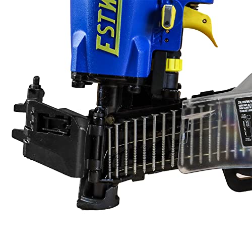 Estwing ECN45 Pneumatic 15 Degree 1-3/4" Coil Roofing Nailer with 1/4" NPT Industrial Swivel Fitting and Bag by Estwing - Image 7