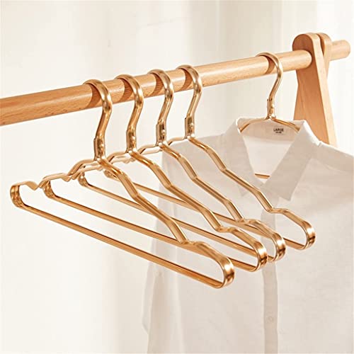 Niubb Clothes Hangers 10 Pieces Aluminum Alloy Hangers Non-Slip Seamless Metal Clothes Rack Wardrobe Organizer Clothes Room Special (Color : A, Size : 10Pcs) #TOP4