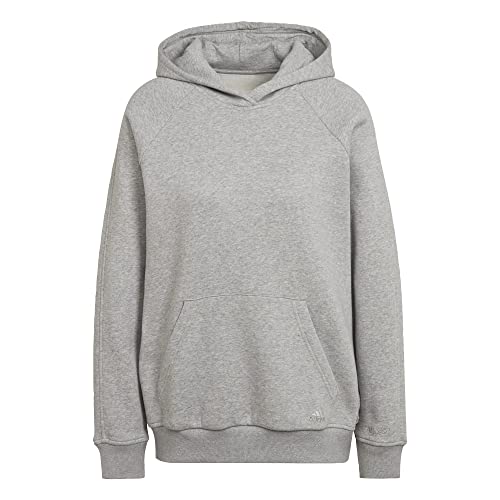 adidas womens All Szn Bf Hoodie Hooded Sweatshirt, Medium Grey Heather, X-Small US