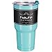 Haute 30 oz Stainless Steel Tumbler with Spill Proof Lid- Powder Coated (Teal with Spill Proof Lid)