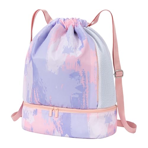 Swim Bag | Lightweight Waterproof Drawstring Backpack | Large Capacity Dive Bag | Swimming Backpack for Hiking, Pool, Beach, Gym