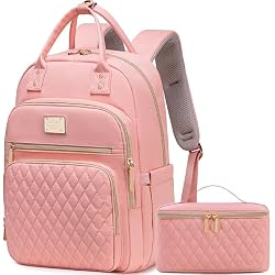 Weitars Lunch Backpack for Women، 15.6 Inch Laptop Backpacks Travel Backpack for Women، Work Back pack، Teacher Nurse Back pack Insulated Lunchbox Backpacks