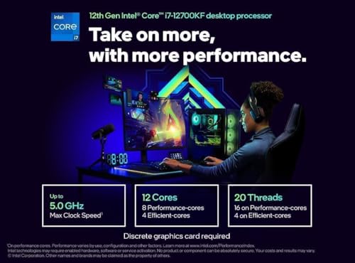 Image of GIGABYTE Z790 AORUS Elite AX DDR4 ATX Motherboard with Intel Z790, Quad M.2 & Intel Core i7-12700KF Gaming Desktop Processor 12 (8P+4E) Cores up to 5.0 GHz Unlocked LGA1700 600 Series Chipset 125W