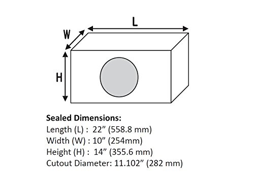 Boss Audio Systems Cx122 1400 Watt Car Subwoofer, 12 Inch, Single 4 Ohm Voice Coil, 12 Inch Subwoofer Box Ready #TOP3