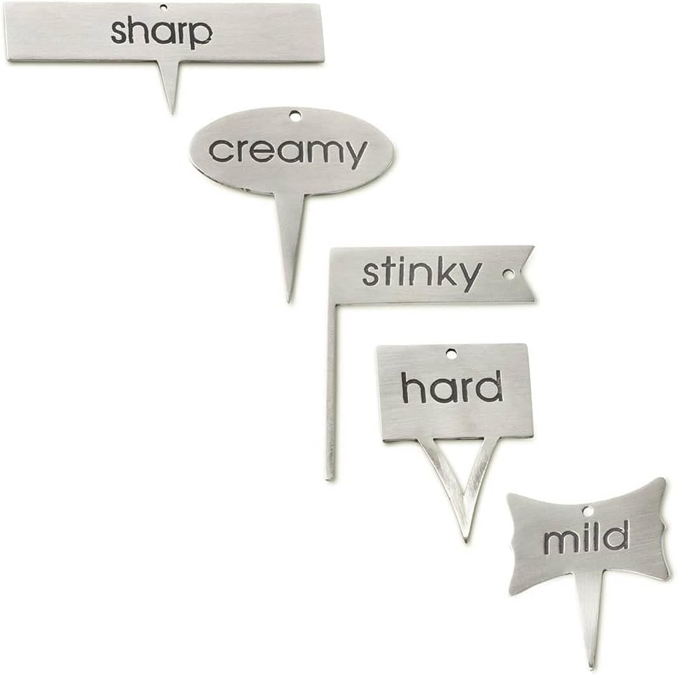 Stainless Cheese Markers Set of 5#36073