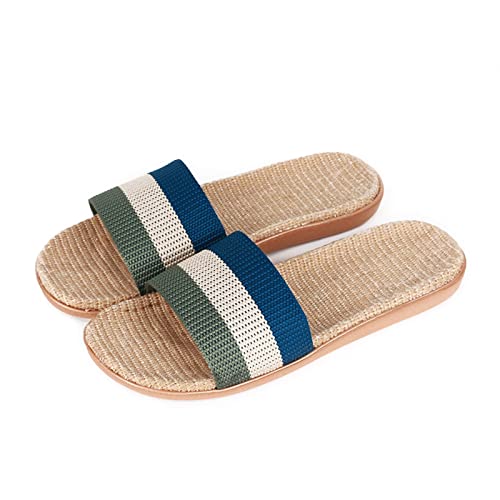 Chaussures d'intérieur en lin vert taille 39-40 pour femme