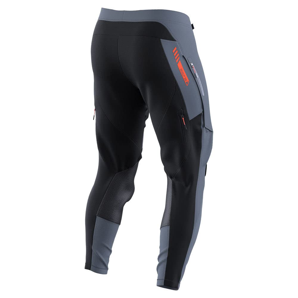 Troy Lee Designs Offroad Motocross Dirt Bike ATV Motorcycle Powersports Racing Pants for Men, Scout SE (Gray/Black, 32)
