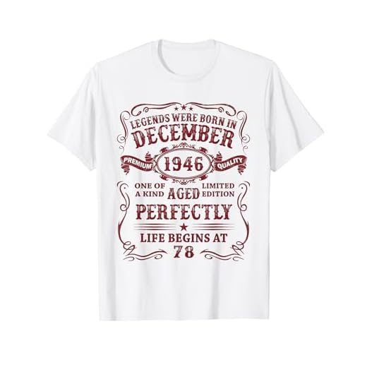 Original 1946 78 Años Las Leyendas Nacen En Diciembre 1946 Camiseta