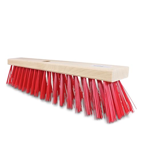 ENVA Scopa Stradale Elaston 40 cm Senza Manico Scopa per spazzare Scopa Industriale Scopa per Officina Scopa per Giardino Pulizia Efficace di Grandi Aree Interne ed Esterne