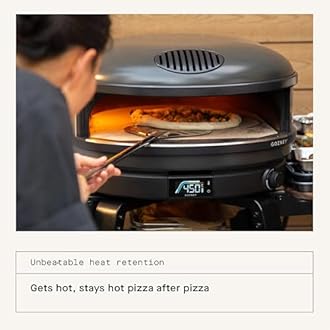 Gozney Arc XL Oven, Off Black, makes 16" pizza