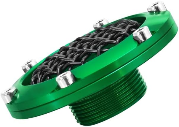 Motorcycle CNC Gas Fuel Tank Cap Cover for Honda Cross Cub110 CC110 (Green)