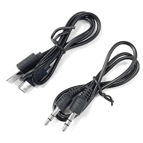 ANCOBER USB C Cable, Charge Cable and Audio Cable, 1.5FT(45CM) for Speaker, Cellphone and More Cover