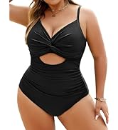 Smismivo Maillot De Bain Une Pièce Pour Femme Push Up Avec Col En V - Maillot De Bain Vintage Rétro Fin Et élégant Avec Contrôle Du Ventre, B Navy Bloom, S