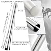 BUCKLOS 1-1/8 Bike Headset Threadless 44-44mm Black & Headset Cup Removal Tool Sturdy and Durable Stainless Steel Bicycle Head Parts Remover Suitable for -1/8, 1-1/4 and 1-1/2 inch for Bike Repair