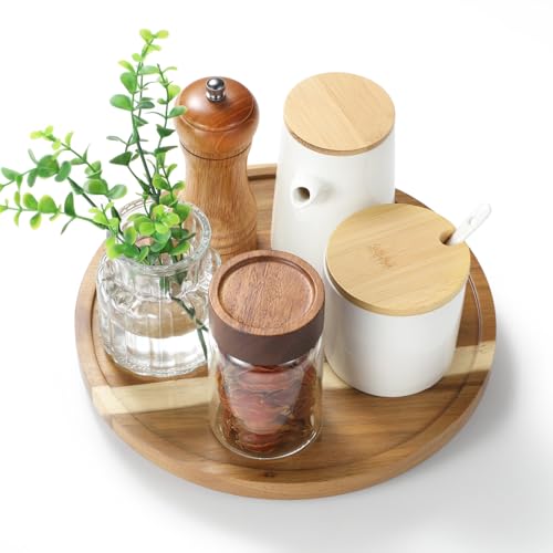Organizador Lazy Susan de Madera de Acacia - 41% OFF