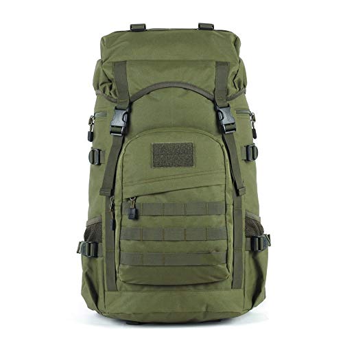 ZQINY Ligera Alpinismo al Aire Libre del Bolso, Mochila Impermeable for Hombres y Mujeres, 50L Mochila Viajes y Turismo (Color : A)