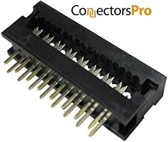 IDC 2X8 16 Pins 2.54mm Male Dual Row Transition Plugs for 1.27mm Flat Ribbon Cable, 10-Pack FD 16P