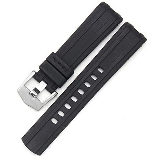 Bracelet de remplacement en caoutchouc pour montre Omega AT150
