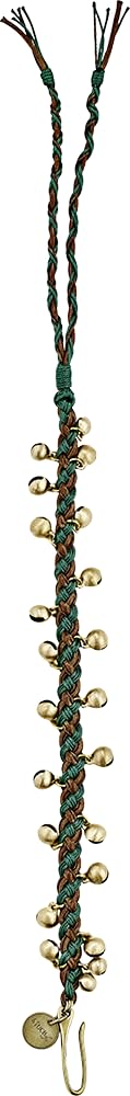 Meinl Cymbals Ajuch Brass Bells - Kleines Glocken Tamburin Soundeffekt für Schlagzeugbecken - Inklusive Leinentasche - Messing, Mehrfarbig (MABS) | Kleine Ajuch Bell mit Haken zum Anbringen an Schlagzeugbecken, Trommel oder Ständer, Inklusive Beutel, Mess