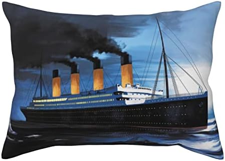 1 Pack Titanic Pillow Covers Super Soft Rectangle Decorative Throw Pillowcase with Envelope Closure Wrinkle Fade and Stain Resistant 20x26